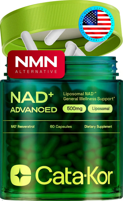 Cata-Kor Liposomal NAD+ Supplement with Resveratrol – Advanced NAD Resveratrol - PrimeBioHealth - canada supplements