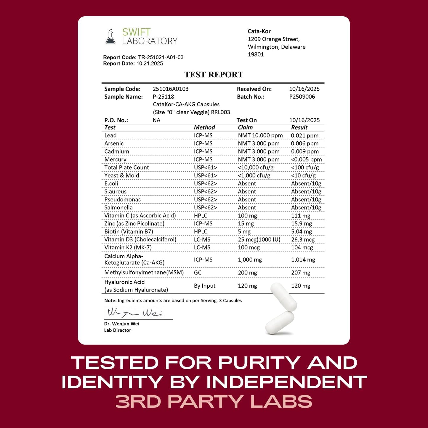 Cata-Kor NAD+ Supplement & Ca-AKG Complex - Liposomal NAD+ Supplement with Resveratrol (60 Capsules) & Ca-AKG, MSM, Hyaluronic Acid & Biotin Beauty Complex (90 Capsules) - PrimeBioHealth - canada supplements