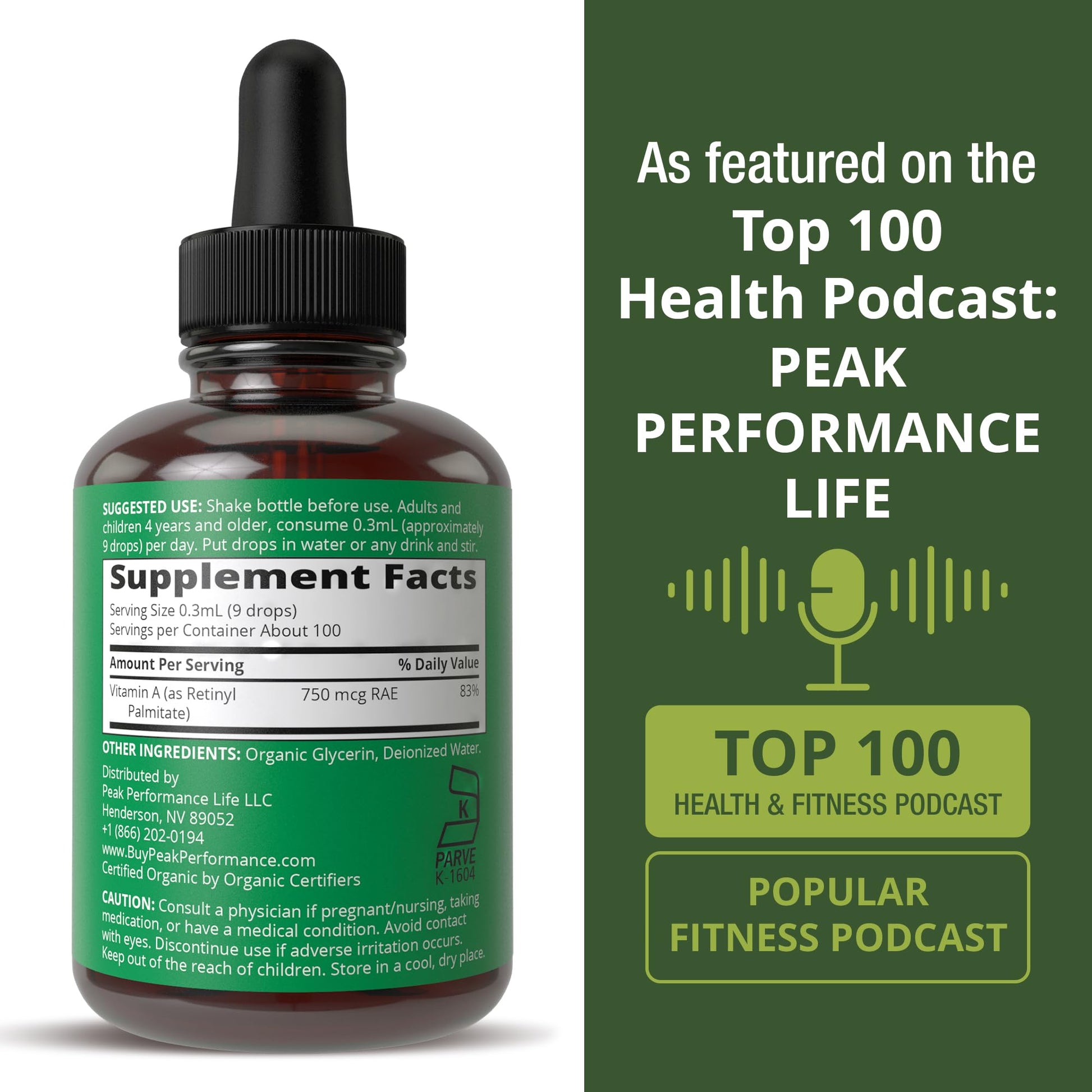 Certified Organic Vitamin A 5000 IU Supplement Capsules - High Potency Vitamins - for Adults, Men, Women, Kids - Made with Carrot Juice - Great for Immune, Skin, Eye Support - Non GMO, Vegan Pills - PrimeBioHealth - canada supplements