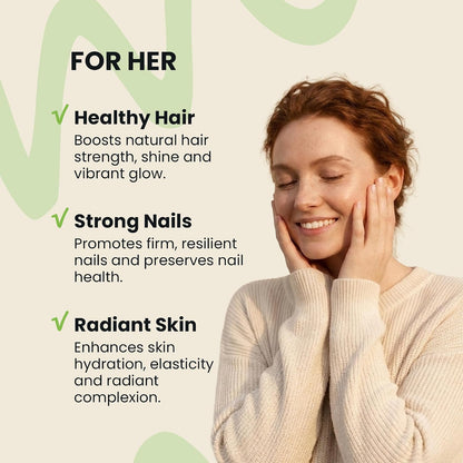 Collagen Peptides & Hyaluronic Acid Supplement with Vitamins A, C, E, B6, Biotin, Zinc & Selenium – Skin Hydration, Hair Growth & Nail Strength Complex for Women & Men - PrimeBioHealth - canada supplements