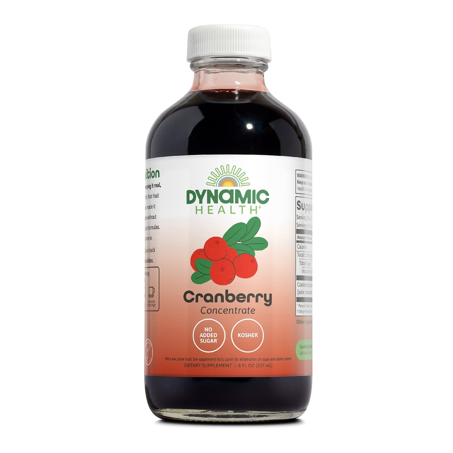 Dynamic Health 100% Pure Black Cherry Juice Concentrate, No Additives, Antioxidant Supplement, Urinary Tract & Joint Support, 16 Fl oz - PrimeBioHealth - canada supplements