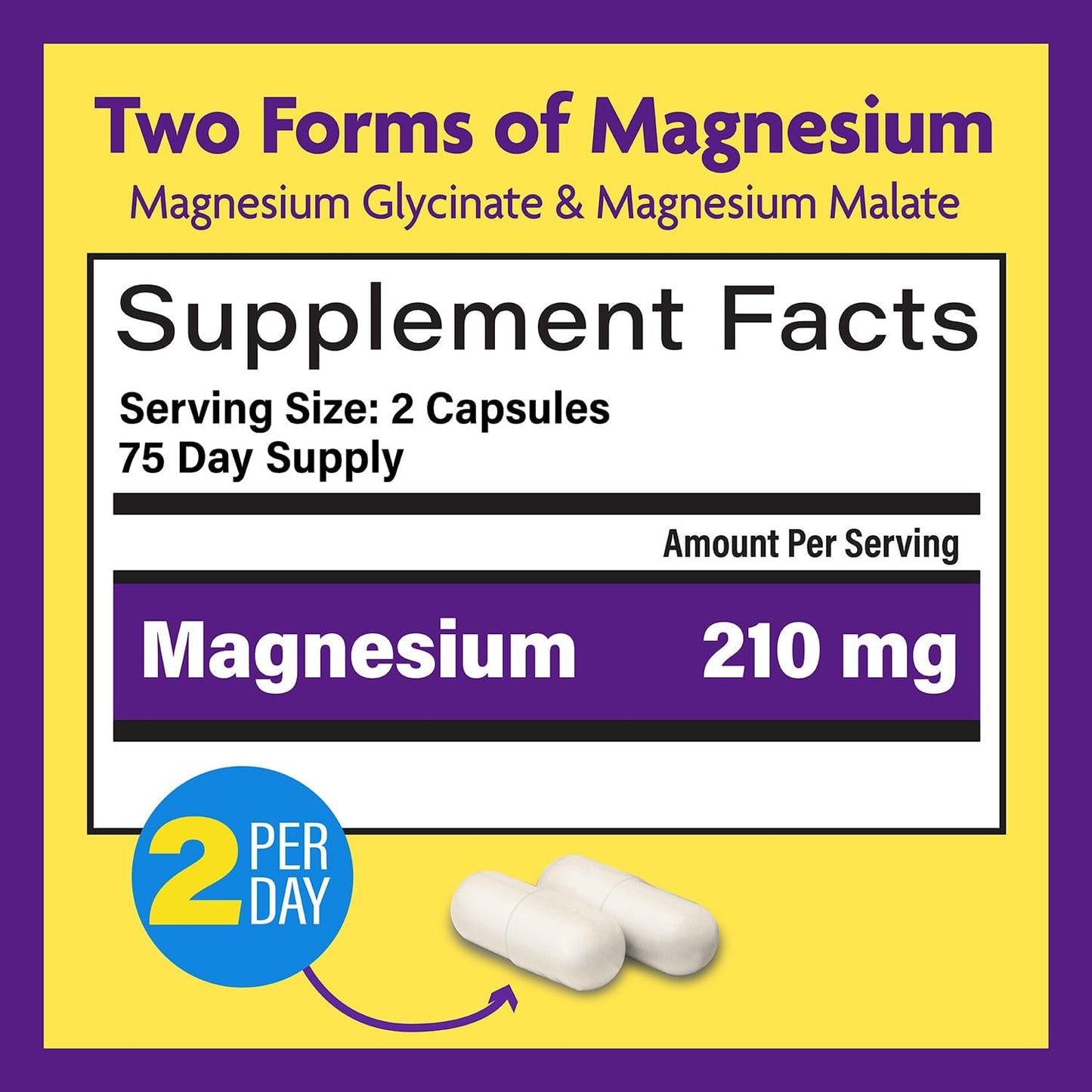 InnovixLabs Choline & Magnesium Bundle Choline Bitartrate 550mg (100 Capsules) Advanced Magnesium (150 Capsules). Supports Memory, Mood, Brain Health & Boost Cognitive.* - PrimeBioHealth - canada supplements