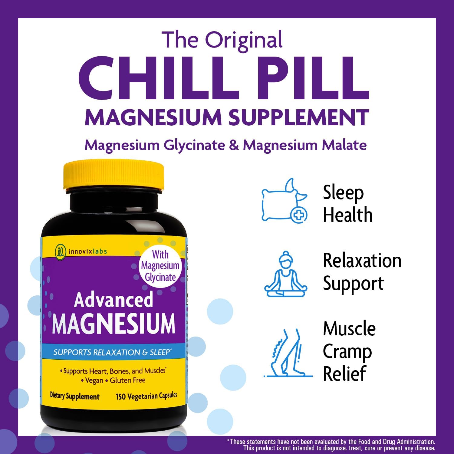 InnovixLabs Probiotic & Magnesium Bundle Multi-Strain Probiotic (60 Time-Release Capsules) Advanced Magnesium (150 Time-Release Capsules). Helps Support Immune and Gut Health. * - PrimeBioHealth - canada supplements