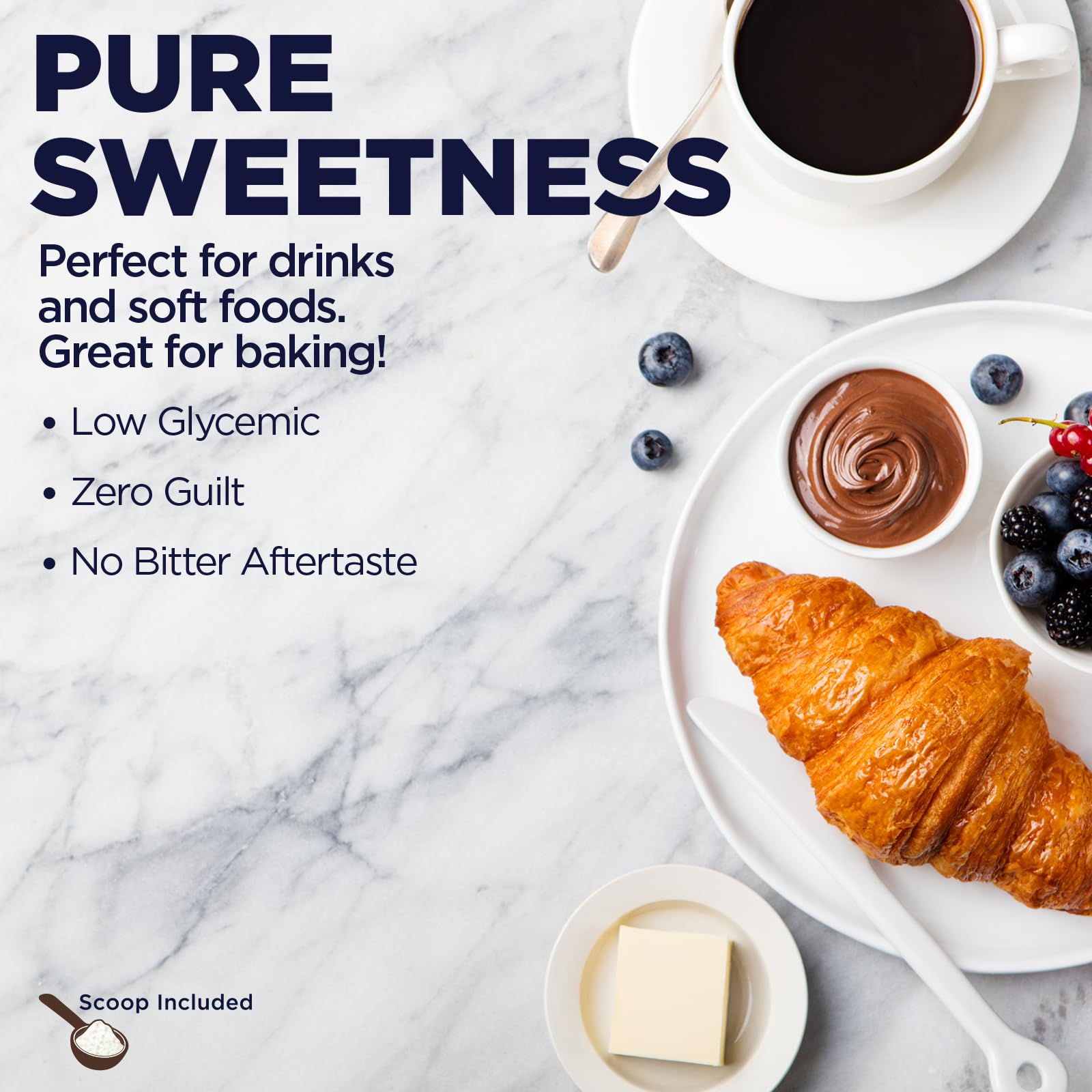 KAL Sure Stevia Extract Powder, Low Carb, Plant Based Stevia Sweetener, Great Taste, Zero Calories, Zero Sugar, Low Glycemic & Perfect for a Keto Diet, 60-Day Guarantee, Approx. 1820 Servings, 3.5oz - PrimeBioHealth - canada supplements
