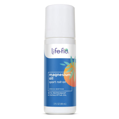 LIFE-FLO Magnesium Oil for Feet and Body - Topical Magnesium Spray Soothes Muscles, Joints When Massaged Into the Skin - Doubles as a Deodorant Spray or Bath Oil, Hypoallergenic, 8 Fl Oz - PrimeBioHealth - canada supplements