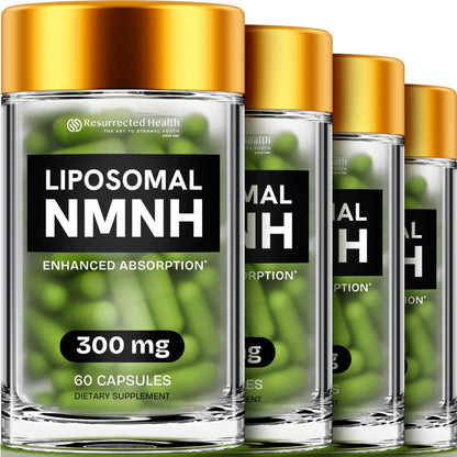 Liposomal NMNH Supplement 300mg – Boosts NAD Anti-Aging, Energy & Focus – NMM Capsules Alternative to for Cellular Vitality – Third-Party Tested, 60 Vegan Capsules | 1 Pack - PrimeBioHealth - canada supplements