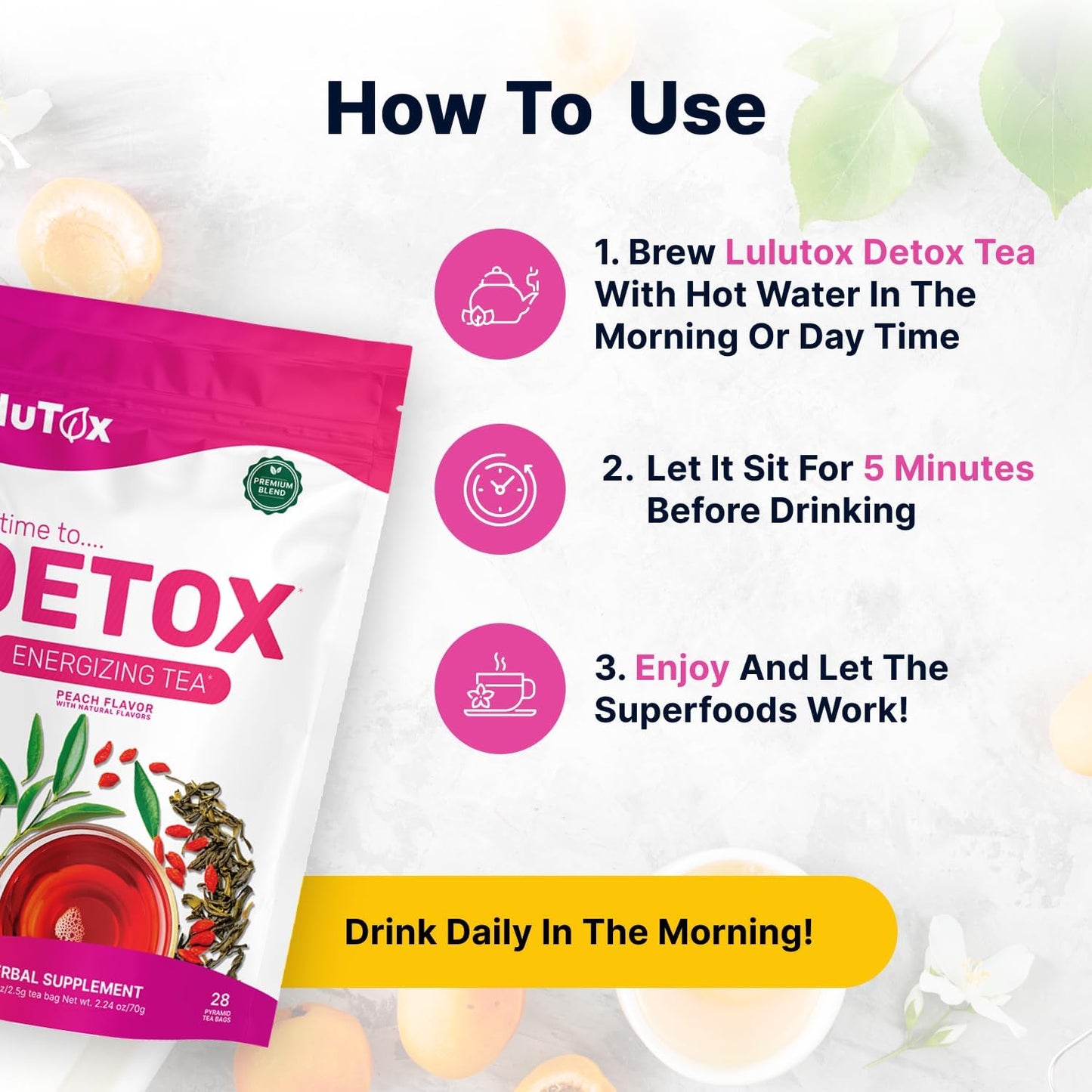 LULUTOX Herbal Tea & Sleep Support Bundle – Detox Herbal Tea (28 Servings) + Deep Sleep Tea (28 Bags) + Sleep Patches (28 Ct) - PrimeBioHealth - canada supplements
