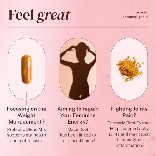 Menopause Daily Support (90 Capsules) + Lulutox Peach Herbal Tea 3-Pack (84 Servings) | Women’s Wellness Bundle for Daily Routine - PrimeBioHealth - canada supplements