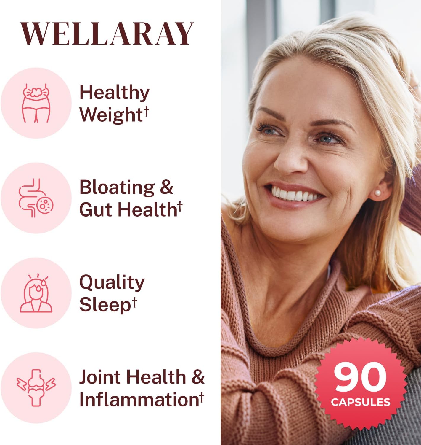 Menopause Daily Support (90 Capsules) + Lulutox Peach Herbal Tea 3-Pack (84 Servings) | Women’s Wellness Bundle for Daily Routine - PrimeBioHealth - canada supplements