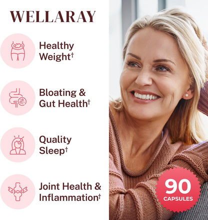 Menopause Daily Support (90 Capsules) + Lulutox Peach Herbal Tea 3-Pack (84 Servings) | Women’s Wellness Bundle for Daily Routine - PrimeBioHealth - canada supplements