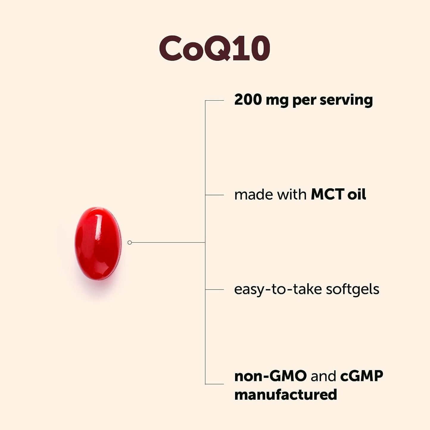 Micro Ingredients CoQ10 200mg Per Serving, 240 Softgels | Made with Coconut MCT Oil | Coenzyme Q10 (Ubiquinone) | Non-GMO - PrimeBioHealth - canada supplements