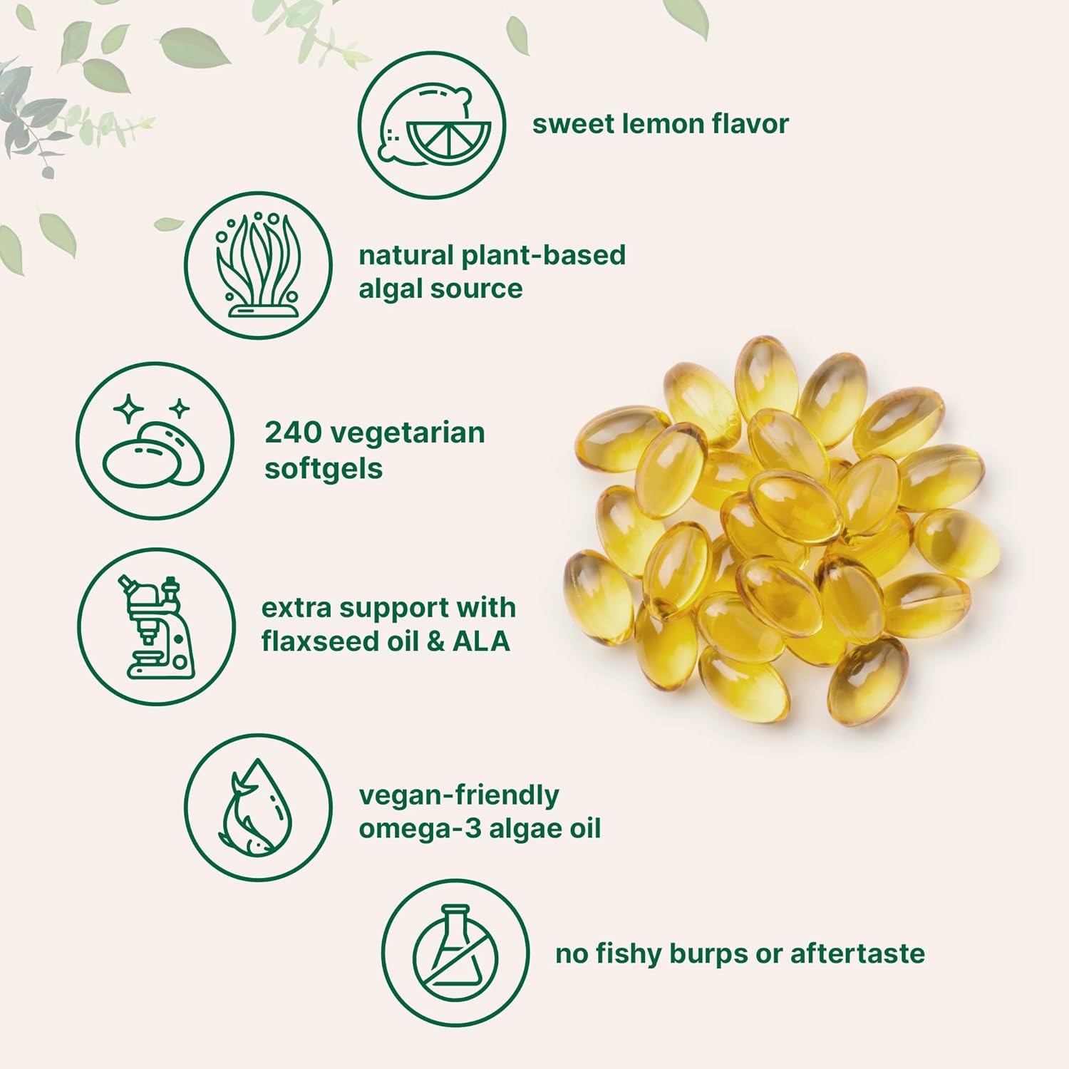 Micro Ingredients Multi Collagen Complex & Vegan Omega 3 Algae Oil Supplement Bundle 2 Pack | Grass-Fed Collagen Peptides | Omega-3 Full Spectrum Alternative to Fish Oil - PrimeBioHealth - canada supplements