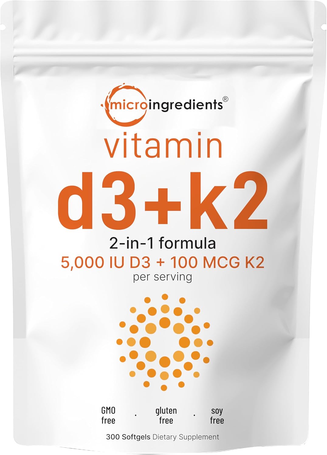 Micro Ingredients Organic Chlorella Spirulina 3000mg Tablets & Vitamin D3 5000iu + K2 100mcg Bundle 2 Pack | Cracked Cell Wall, Rich in Vegan Protein & Chlorophyll | Essential Sunshine Vitamins - PrimeBioHealth - canada supplements