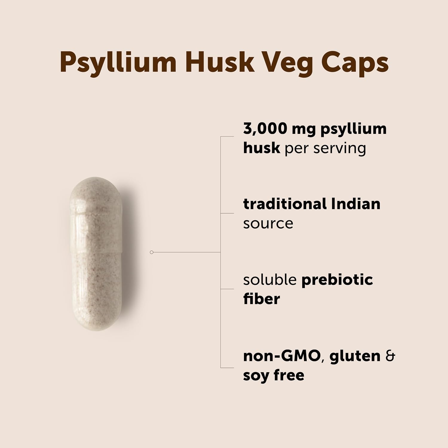 Micro Ingredients Psyllium Husk Capsules 3000mg Per Serving, 500 Veg Caps | Soluble Prebiotic Fiber Supplement for Women & Men | Daily Psyllium Husk Fiber Pills | 83 Servings | Non-GMO, Gluten Free - PrimeBioHealth - canada supplements