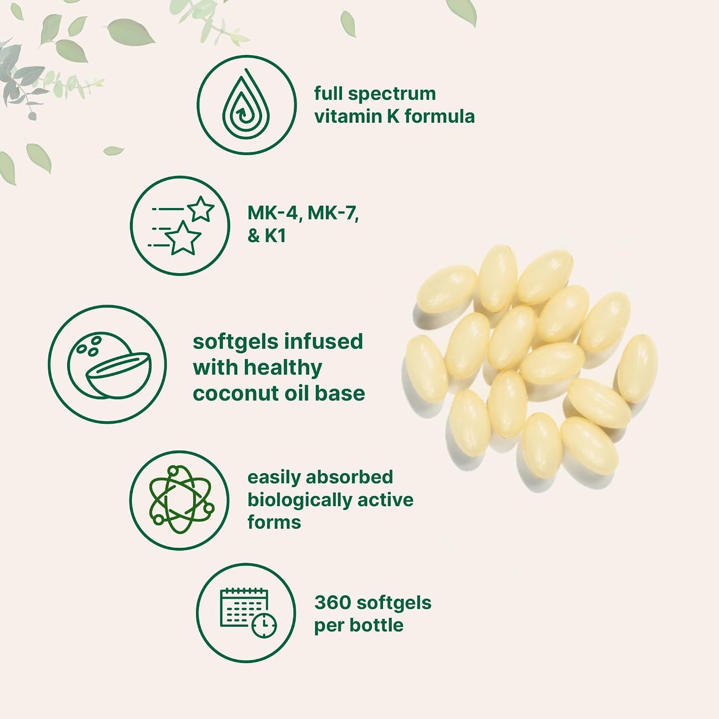 Micro Ingredients Super Vitamin K Complex (K2 MK7 + MK4 & K1) & Vitamin D3 5,000 IU Bundle Pack | Easily Absorbed K Vitamins, Active Menaquinone Complex | Vitamin D as Cholecalciferol - PrimeBioHealth - canada supplements