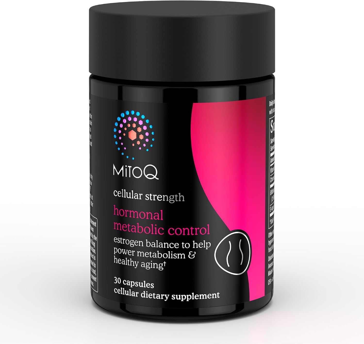 MitoQ Hormonal Metabolic Control – S-Equol, B. Breve Probiotic & Chromium Supplement for Women, Supporting Healthy Estrogen Signaling & Metabolic Function, 30 Capsules - PrimeBioHealth - canada supplements