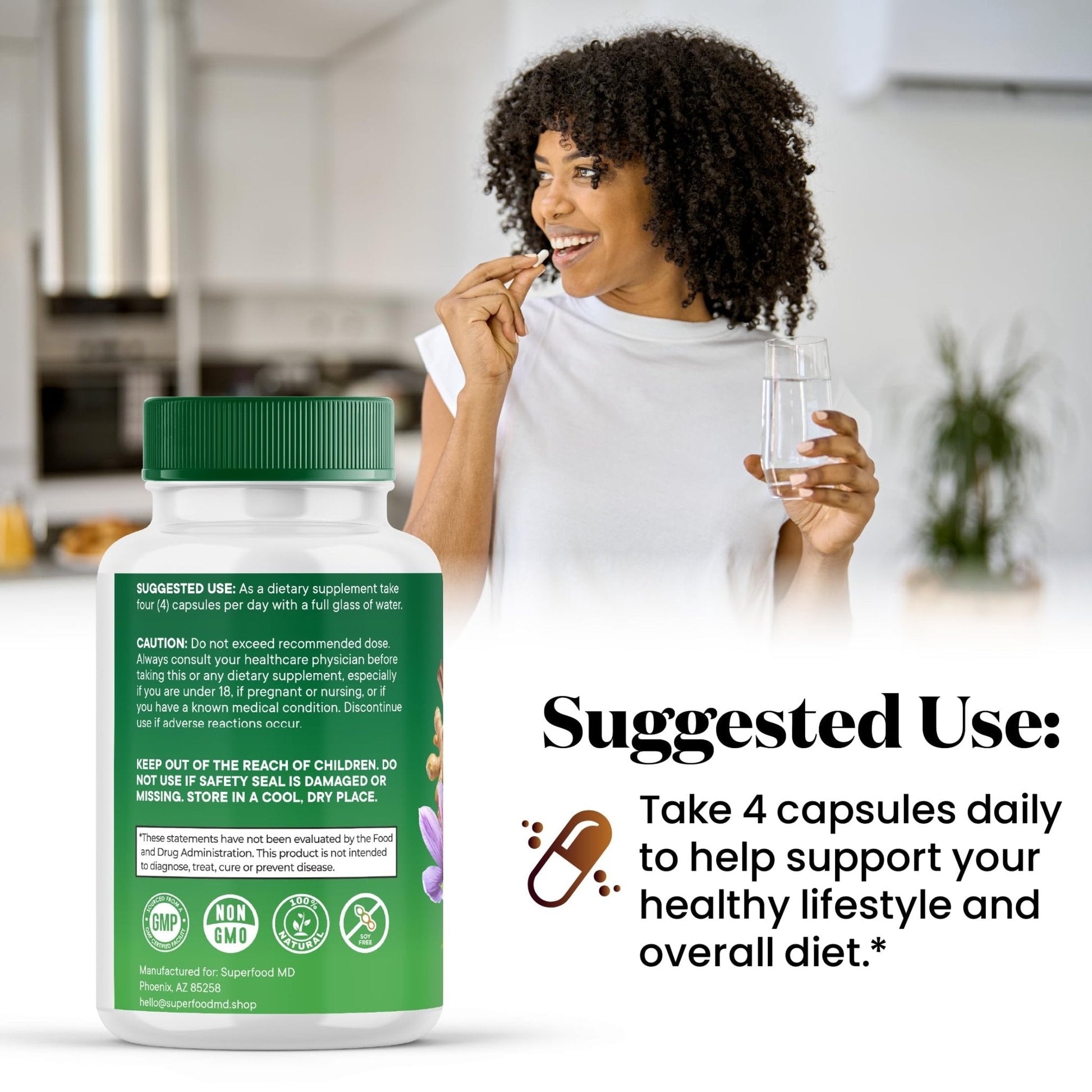 Moringa Supplement | Turmeric, Ginger, Boswellia, Saffron, Holy Basil, Nettle -Support Supplement for Women and Men with Ceylon Cinnamon, Quercetin, Tart Cherry- 240 Capsules - PrimeBioHealth - canada supplements
