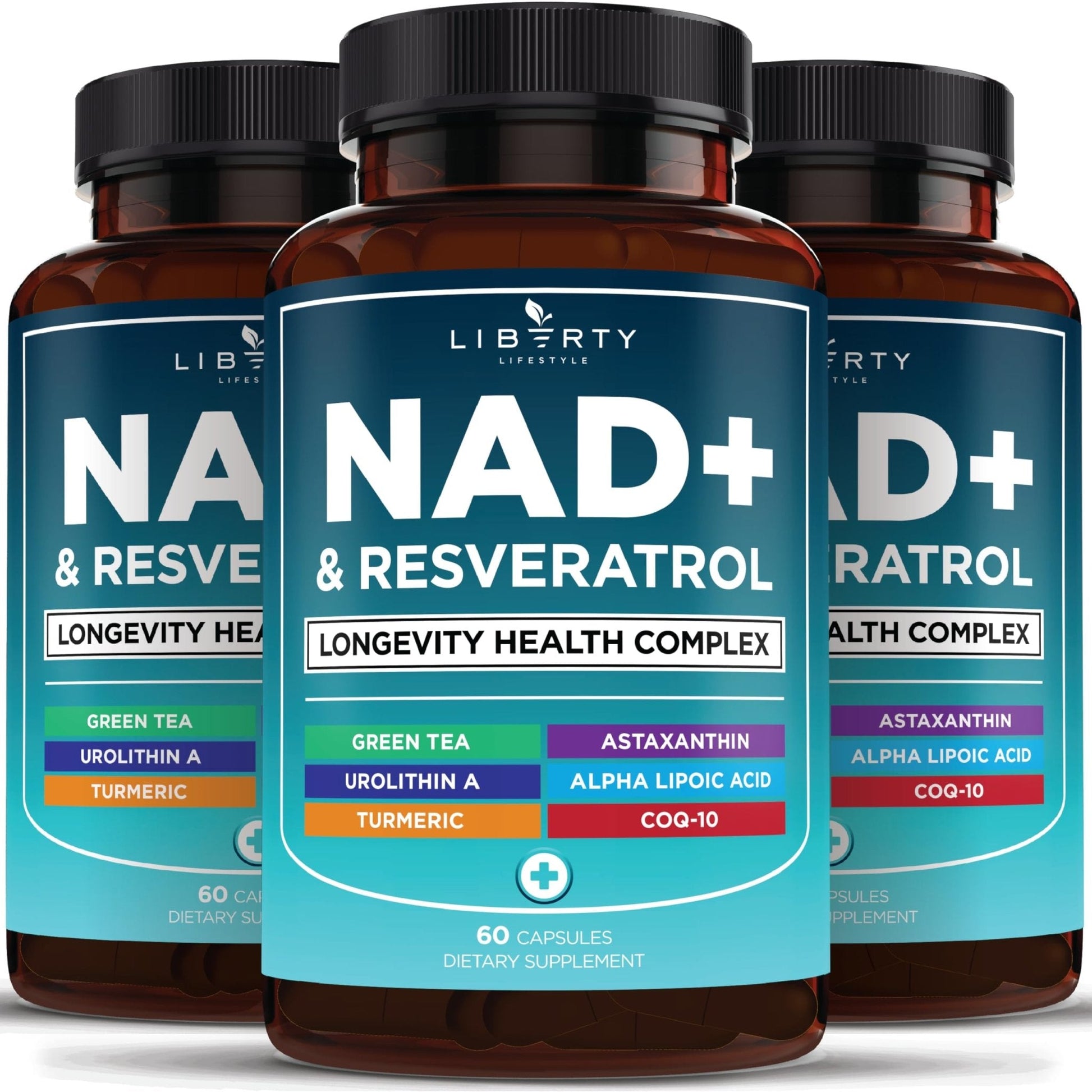 NAD+ Supplement Complex – NAD+ 300 mg with Astaxanthin, Urolithin A, Resveratrol, CoQ10 & Antioxidant Blend – Cellular Energy, Mitochondrial Support or Women & Men – Vegan, Non-GMO- 120 Capsules - PrimeBioHealth - canada supplements