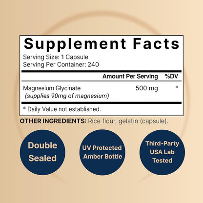NatureBell Magnesium Glycinate Capsules 500mg & Myco Guardians 10 in 1 Mushroom Powder 10oz Bundle Pack | Chelated & Purified Mineral | Immune Booster & Brain Health Support - PrimeBioHealth - canada supplements