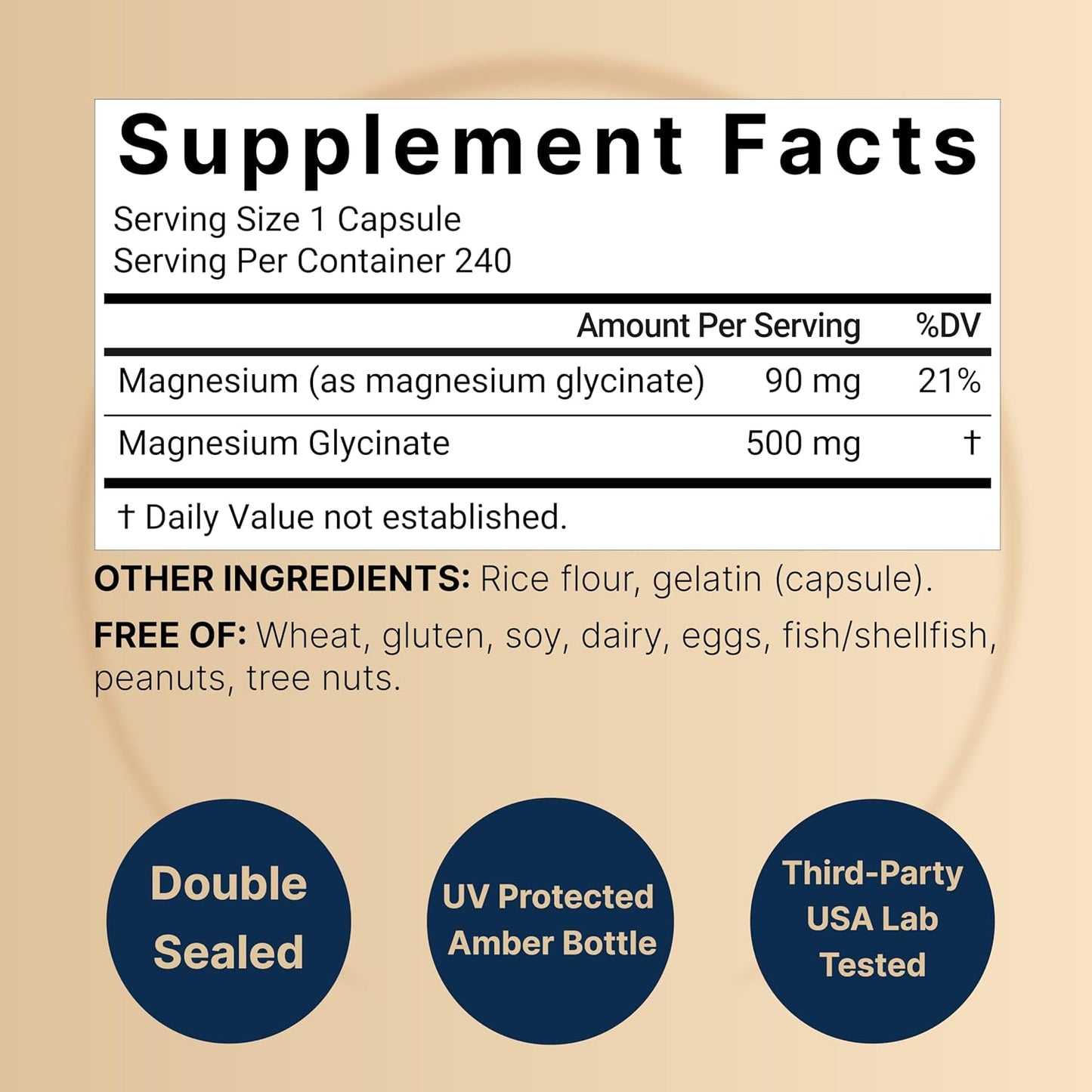 NatureBell Magnesium Glycinate Capsules 500mg & Vaginal Probiotics for Women in Veggie Capsules | Bundle Pack | Chelated & Purified Mineral | 10 Strains & 10 Billion CFU - PrimeBioHealth - canada supplements