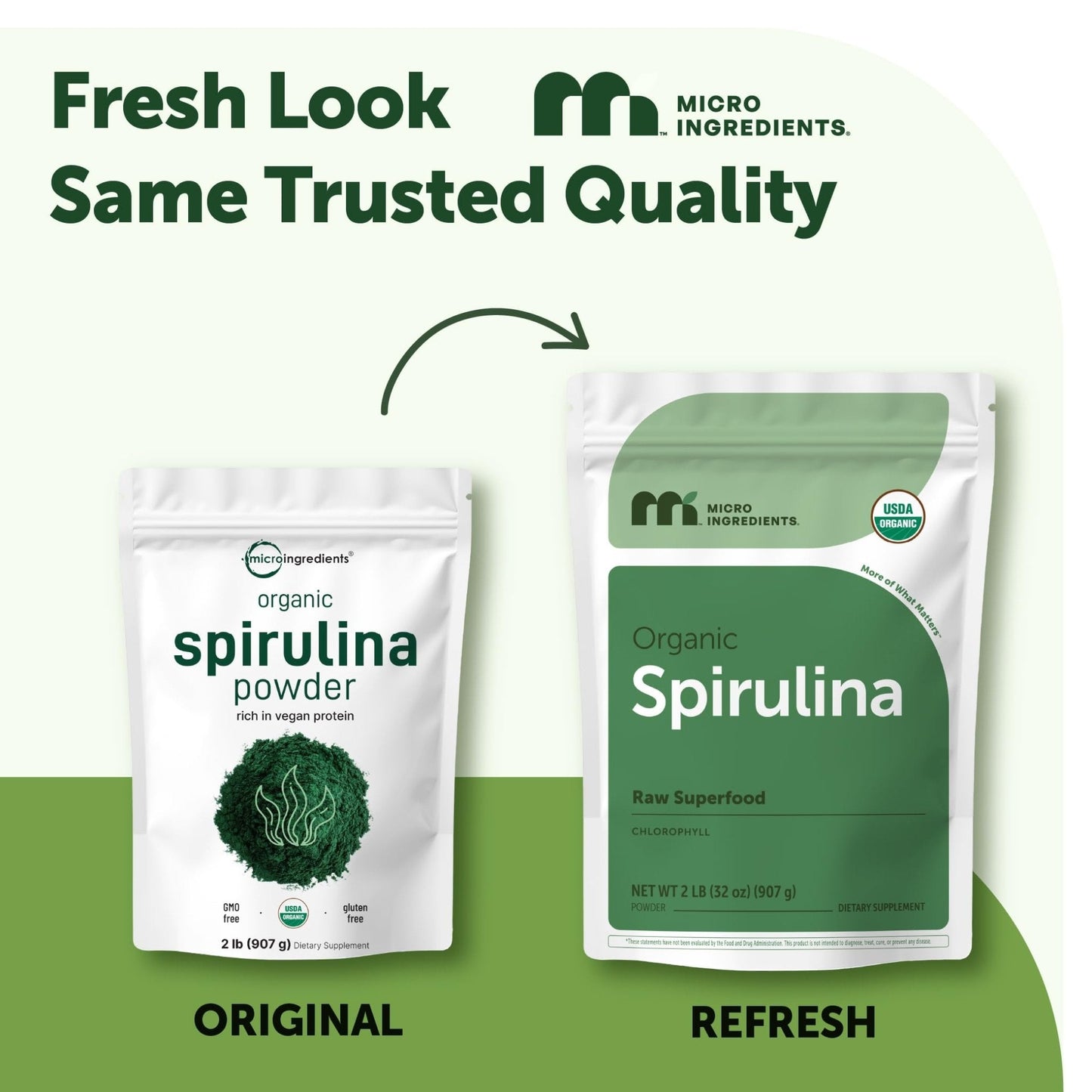 Organic Spirulina Powder, 1lb | Blue-Green Algae, Naturally Occurring Vegan Protein, Vitamins & Minerals | Source of Natural Chlorophyll & Enzymes | Non-GMO, Gluten-Free, No Additives - PrimeBioHealth - canada supplements