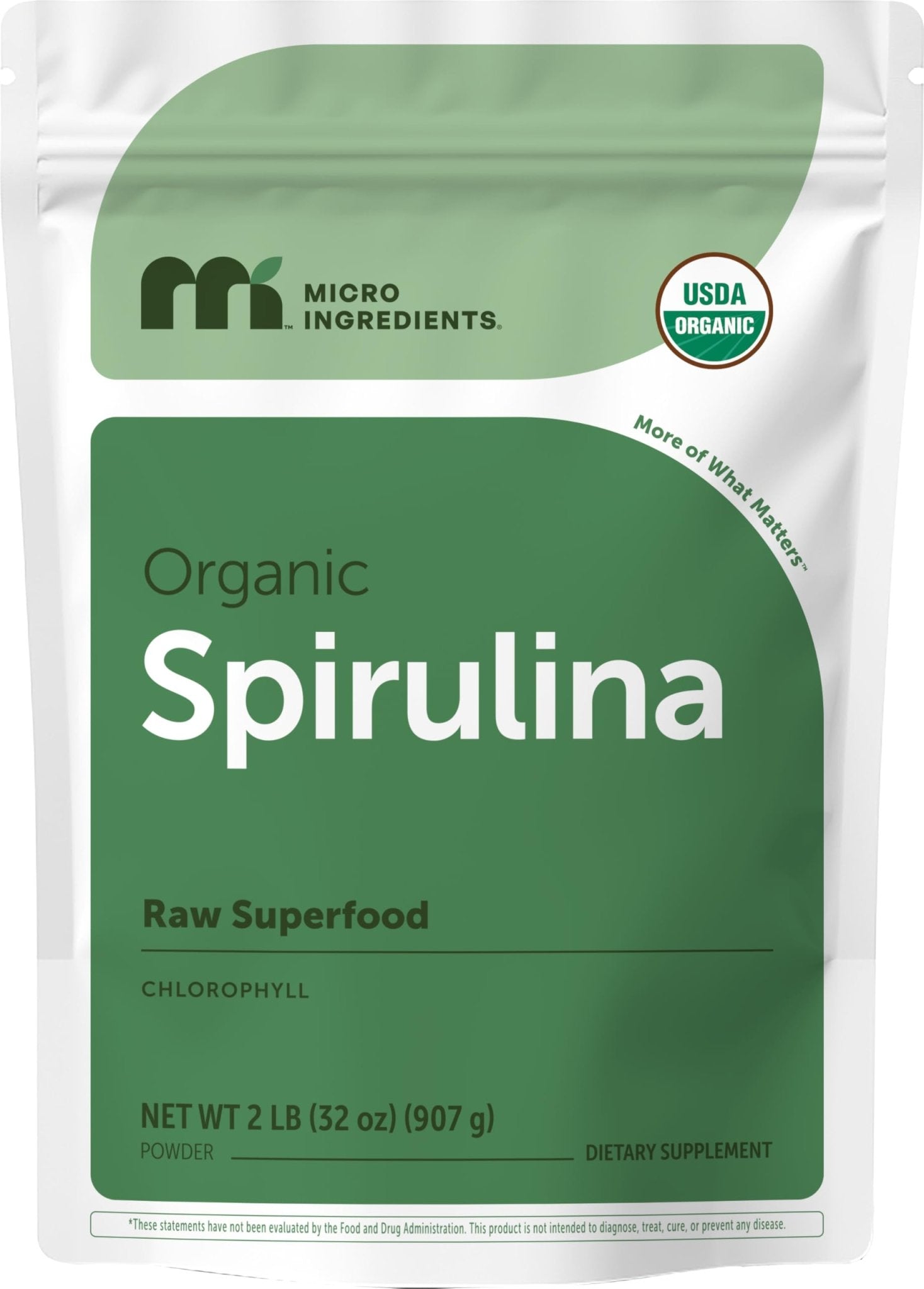 Organic Spirulina Powder, 1lb | Blue-Green Algae, Naturally Occurring Vegan Protein, Vitamins & Minerals | Source of Natural Chlorophyll & Enzymes | Non-GMO, Gluten-Free, No Additives - PrimeBioHealth - canada supplements