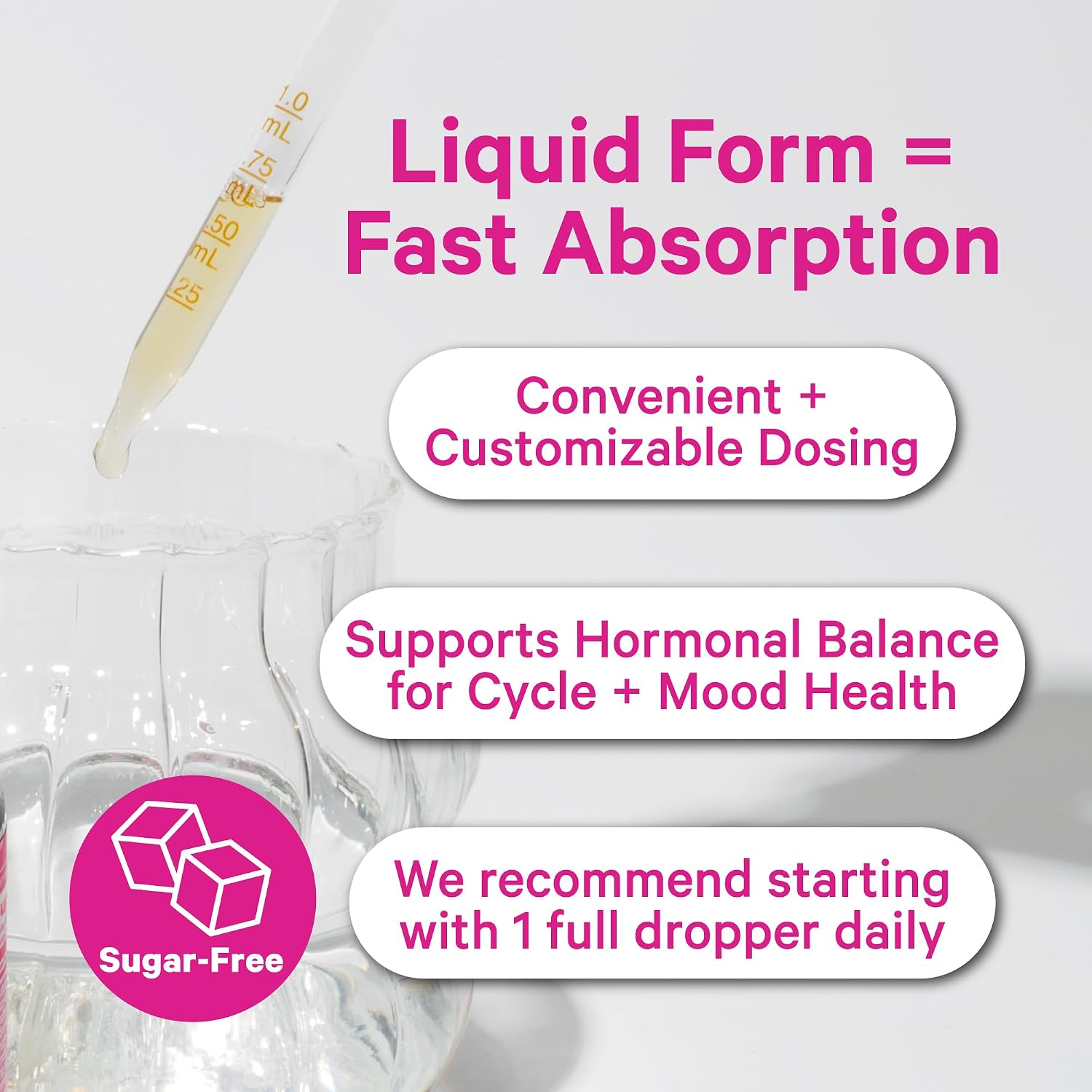 Pink Stork Hormone Balance Drops for Women - 2oz, 30 Servings | Supports Hormonal Health, PMS, Perimenopause & Mood, with Red Raspberry Leaf & Wild Yam - Liquid Supplement - Vegan - PrimeBioHealth - canada supplements