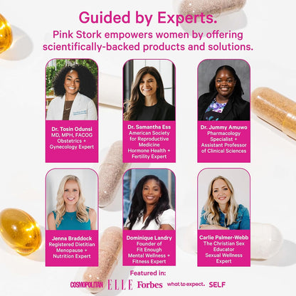 Pink Stork Red Raspberry Leaf Gummies for Labor Prep, 60 Count | Evening Primrose Oil + Black Cohosh, Pregnancy + Postpartum Mood Essentials, Vegan, Non-GMO - PrimeBioHealth - canada supplements