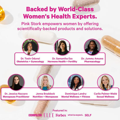 Pink Stork Total Lactation Supplement for Breast Milk Supply, Organic Fenugreek and Alfalfa to Support Breastfeeding, Milk Flow, and Production, Postpartum Essentials - 60 Capsules - PrimeBioHealth - canada supplements