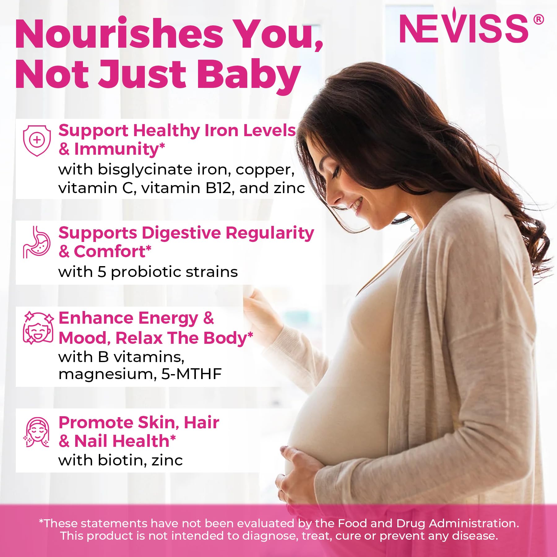 Prenatal Vitamins for Women Multivitamin Gummies w/ Methylfolate 1mg, Choline Omega-3(DHA+EPA) Iron, Postnatal Vitamins for Women Breastfeeding | Before,During & After Pregnancy,Sugar Free,Vegan,60Cts - PrimeBioHealth - canada supplements