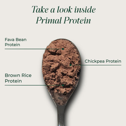 Primal Harvest Protein - Vegan Chocolate Protein Powder, Gluten & Dairy Free - PrimeBioHealth - canada supplements