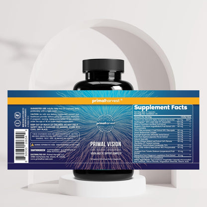 Primal Harvest Vision – Daily Vegetarian Friendly Supplement, Gluten & Dairy Free - PrimeBioHealth - canada supplements