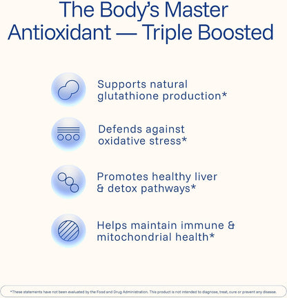 ProHealth Glutathione Triple Boost. Master Antioxidant. Third-Party Triple Lab Tested. 90 Capsules - PrimeBioHealth - canada supplements