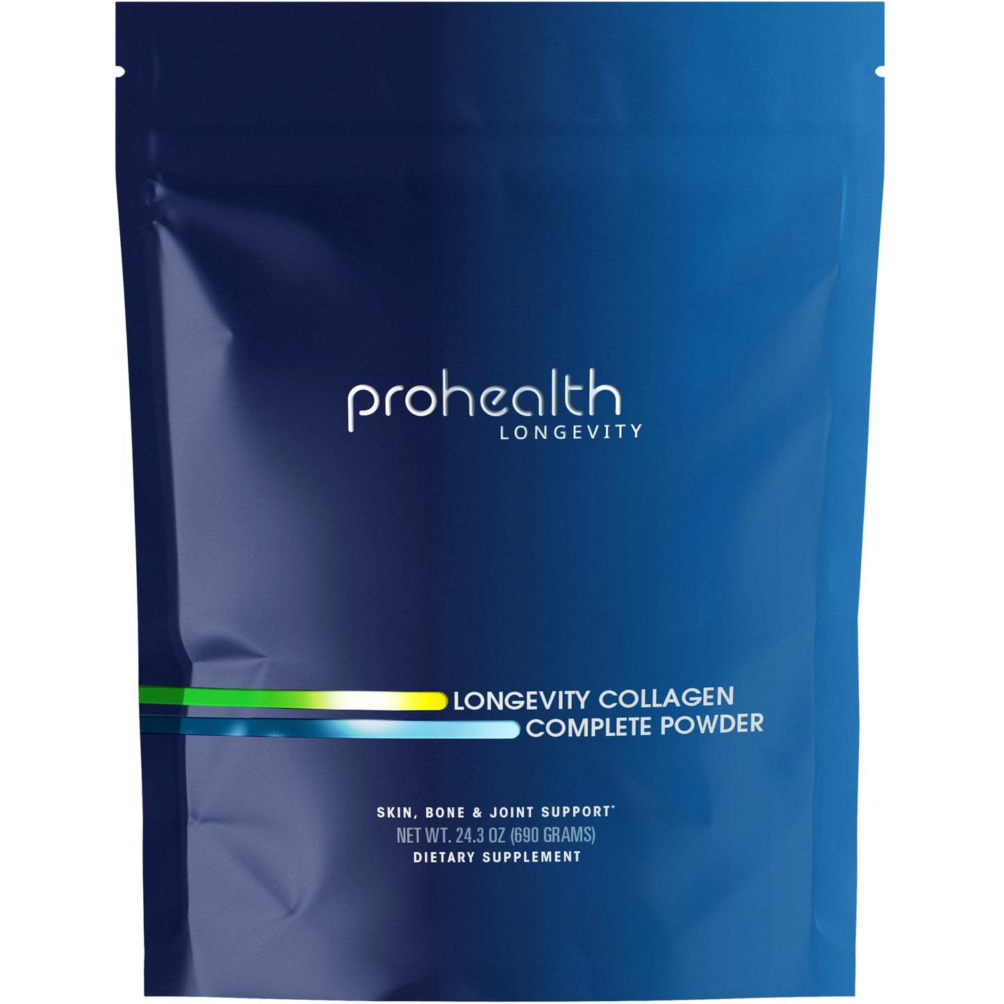 ProHealth Longevity Collagen Complete Powder - for People Over 40. 20g Multi Collagen. Hyaluronic Acid. for Joints, Bones, Hair, Skin, Muscles, Gut - 30 Servings - PrimeBioHealth - canada supplements