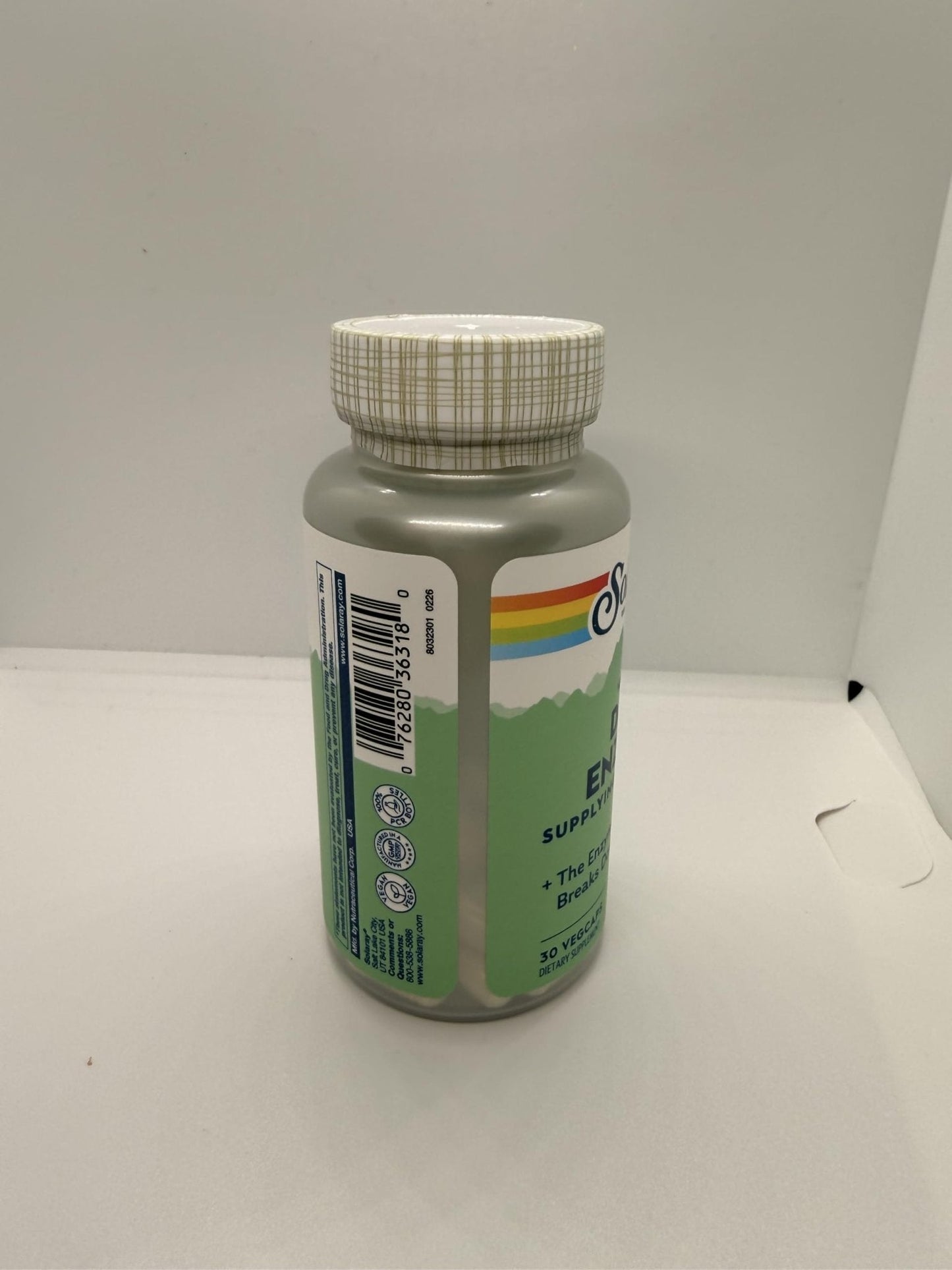 SOLARAY DAO Enzyme - Digestive Enzyme that Breaks Down Histamine - 60,000 HDU - Digestive Enzymes - Vegan, Gluten Free, Lab Verified - 30 Servings, 30 VegCaps - PrimeBioHealth - canada supplements
