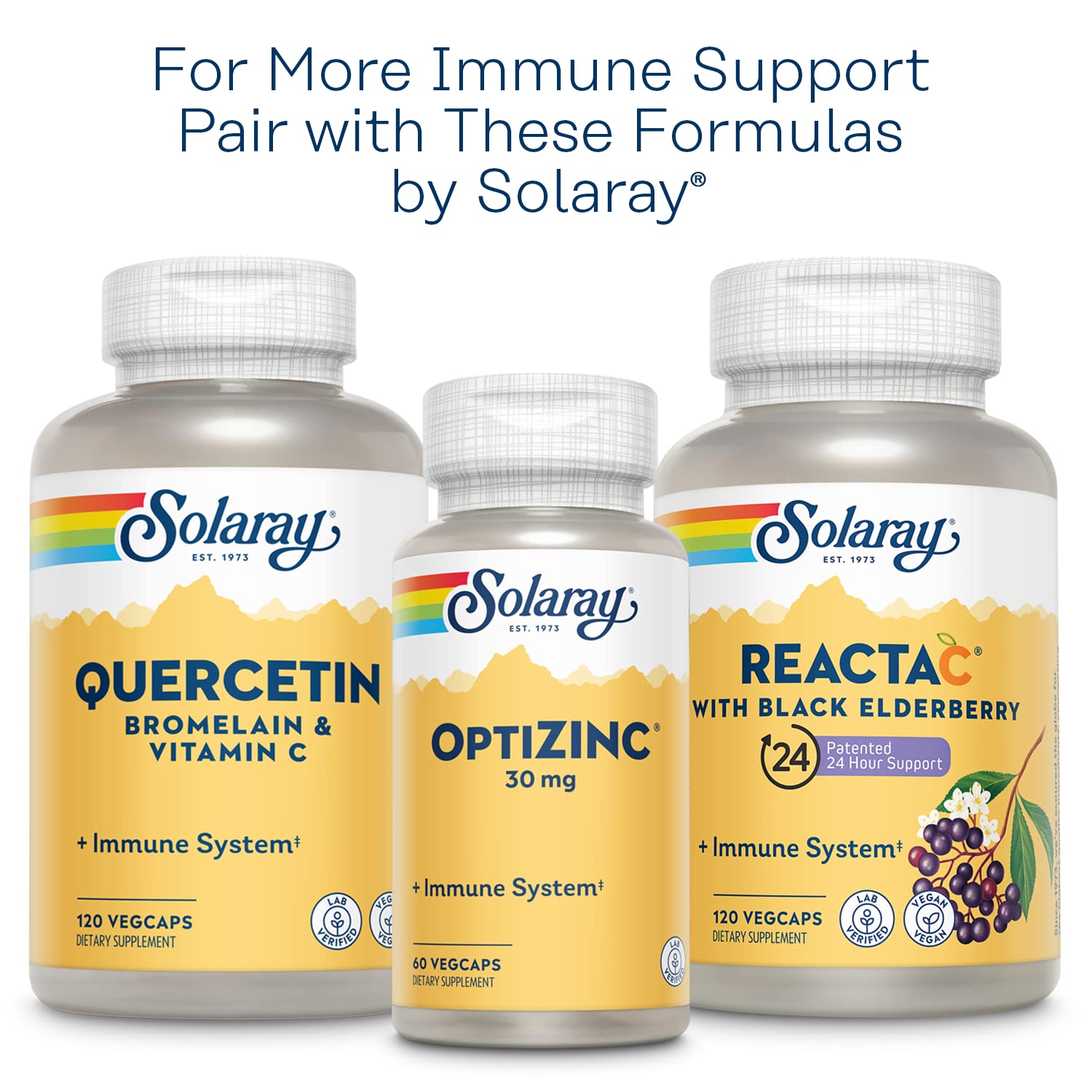 SOLARAY L-Lysine Monolaurin Immune Support Supplement, 1:1 Ratio for Immune System Function, 500 mg Each, 30 Servings, 60 VegCaps - PrimeBioHealth - canada supplements