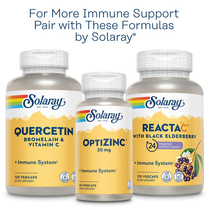 SOLARAY L-Lysine Monolaurin Immune Support Supplement, 1:1 Ratio for Immune System Function, 500 mg Each, 30 Servings, 60 VegCaps - PrimeBioHealth - canada supplements