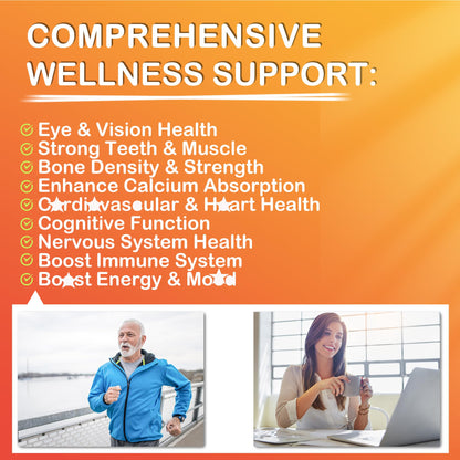 Sugar-Free ADK+Vitamin B12 Gummies - Vitamin D3 K2 10,000IU/ 5000IU, B12 5000mcg 2500mcg, K2 (MK-7) 240mcg, Multivitamin Adults-Vitamin A,Vegan Vitamin D,Methyl B12,C,Zinc-Eye,Bone,Energy,Nerve,Immune - PrimeBioHealth - canada supplements