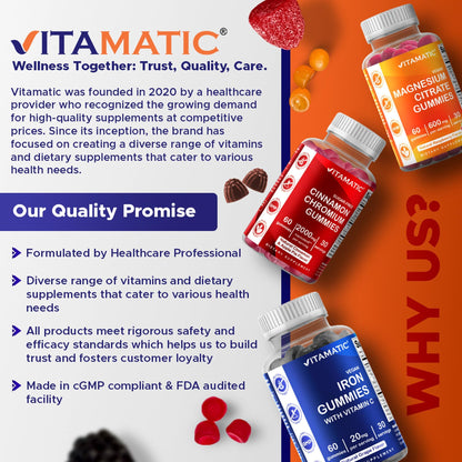 Vitamatic Probiotic Sugar Free Gummies for Men and Women – 5 Billion CFUs Digestive, Immune & Gut Health Support – Gluten Free - PrimeBioHealth - canada supplements
