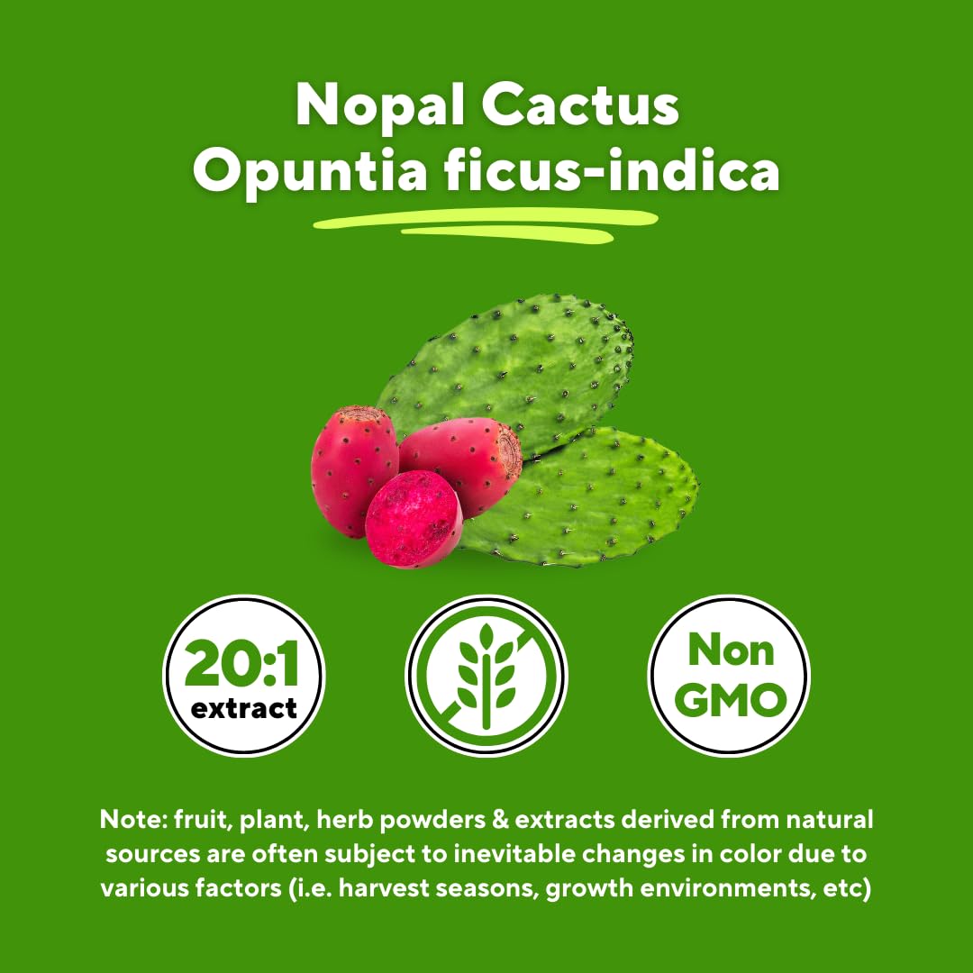 Vitapia Nopal Cactus Extract for Antioxidant, Skin, Metabolism, Wellness, Heart Health Support - 120 Veggie Capsules - Non GMO, Gluten Free Supplement - PrimeBioHealth - canada supplements