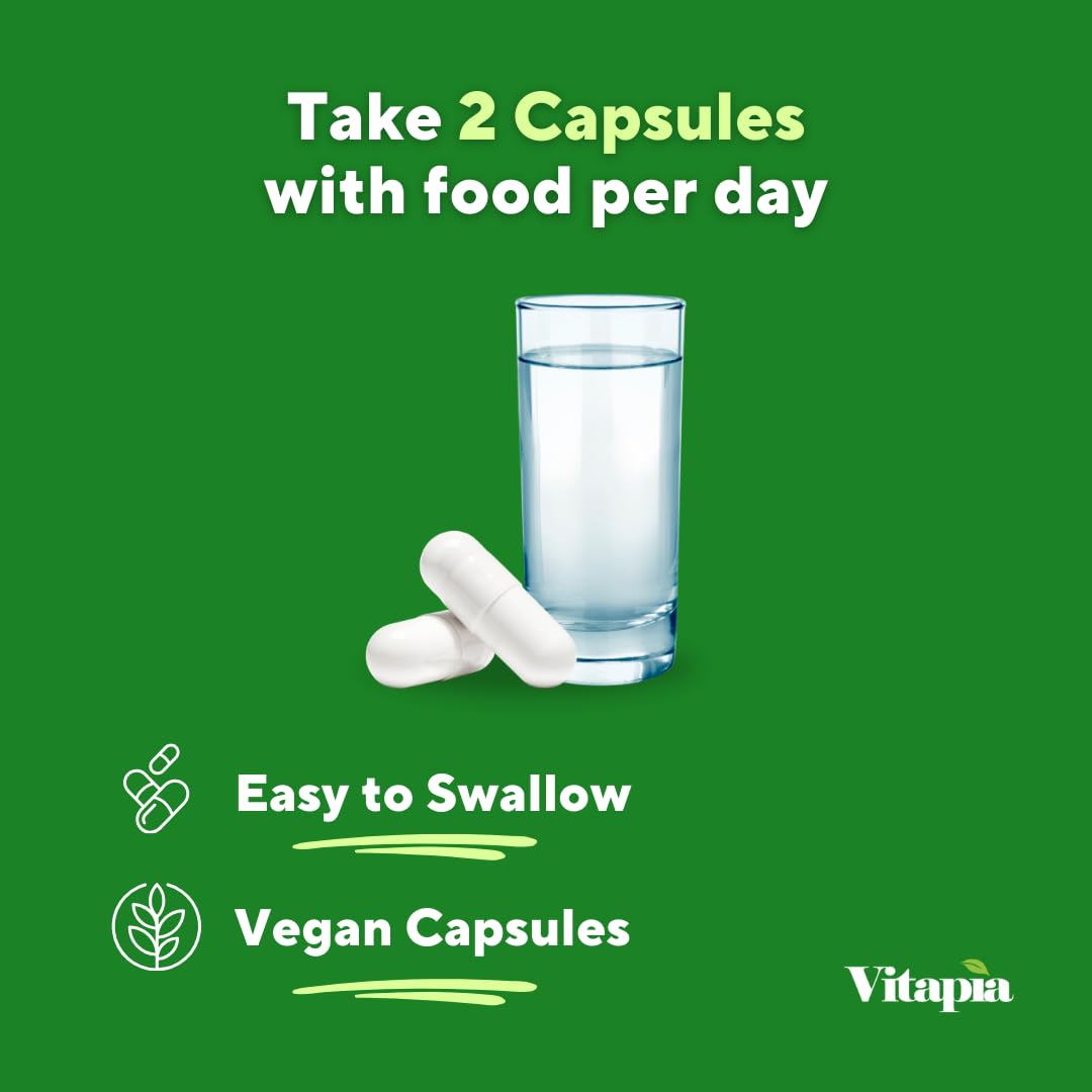 Vitapia Organic Broccoli Sprout & Broccoli Extract for Sulforaphane, Antioxidant, Brain, Skin, Heart Health Support - 120 Veggie Capsules - Non-GMO, Gluten-Free, Vegan-Friendly Supplement - PrimeBioHealth - canada supplements