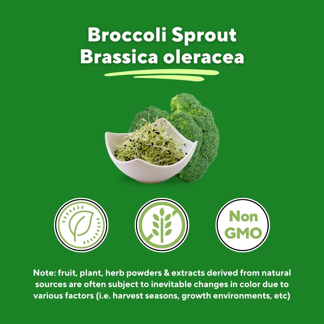 Vitapia Organic Broccoli Sprout & Broccoli Extract for Sulforaphane, Antioxidant, Brain, Skin, Heart Health Support - 120 Veggie Capsules - Non-GMO, Gluten-Free, Vegan-Friendly Supplement - PrimeBioHealth - canada supplements