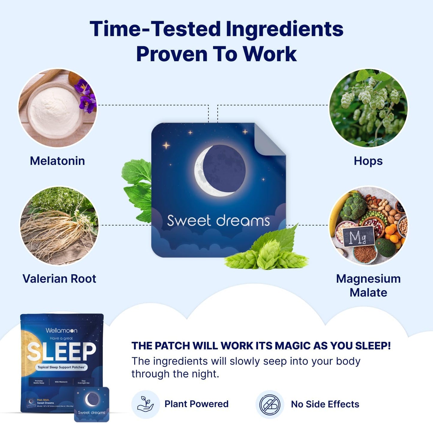 Wellamoon Ultimate Sleep Bundle – Lavender Pillow Spray & 3-Pack Extra Strength Sleep Patches (84 Patches Total) – Long-Lasting Nighttime Support with Melatonin & Valerian - PrimeBioHealth - canada supplements