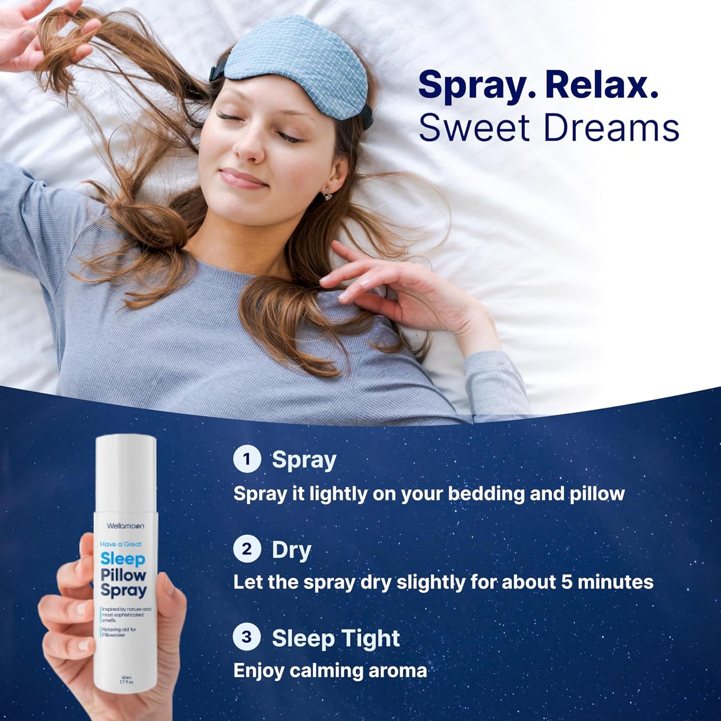 Wellamoon Ultimate Sleep Bundle – Lavender Pillow Spray & 3-Pack Extra Strength Sleep Patches (84 Patches Total) – Long-Lasting Nighttime Support with Melatonin & Valerian - PrimeBioHealth - canada supplements