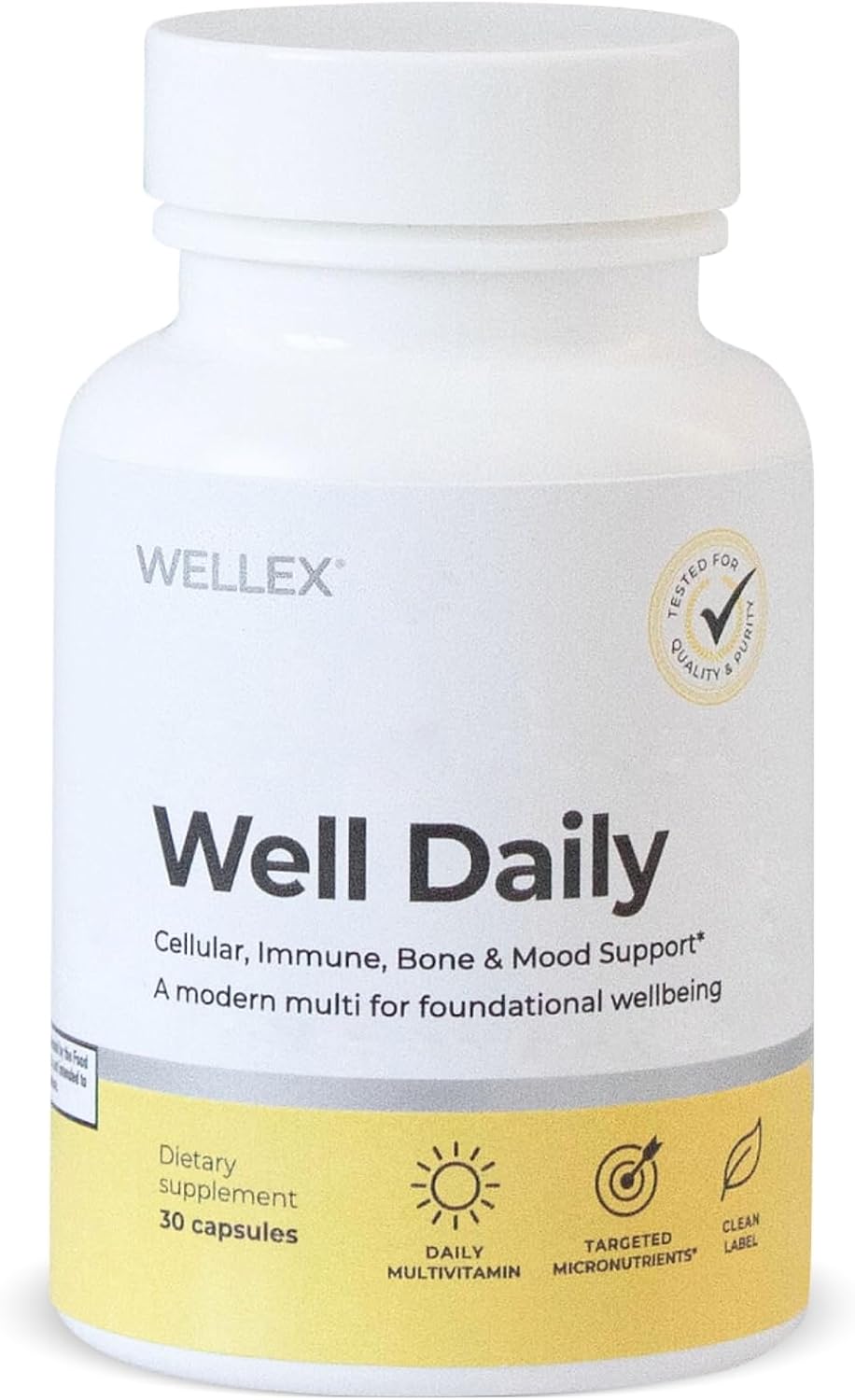Wellex Well Daily – Modern Multivitamin – Bioavailable Nutrients for Immune, Cellular & Bone Health Support - PrimeBioHealth - canada supplements