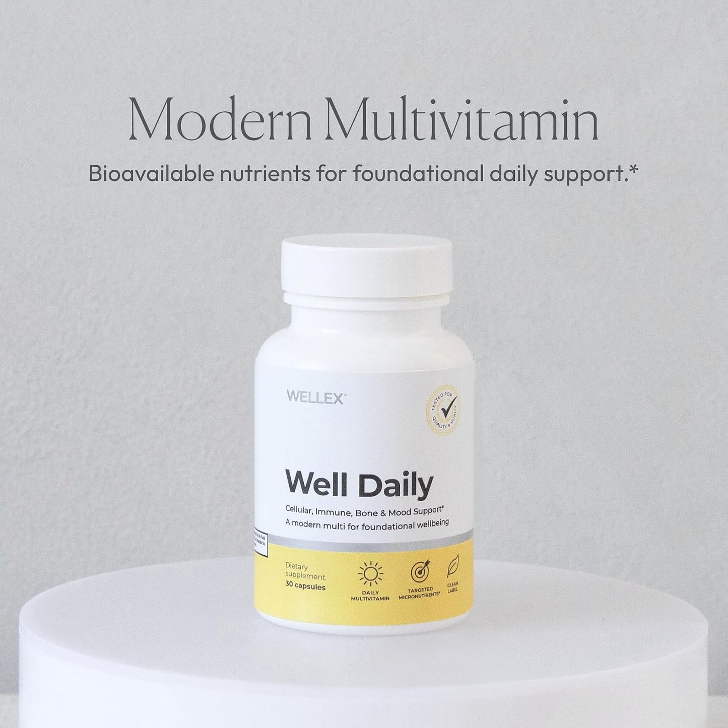 Wellex Well Daily – Modern Multivitamin – Bioavailable Nutrients for Immune, Cellular & Bone Health Support - PrimeBioHealth - canada supplements