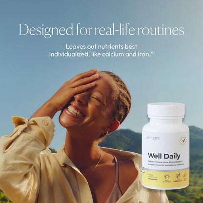 Wellex Well Daily – Modern Multivitamin – Bioavailable Nutrients for Immune, Cellular & Bone Health Support - PrimeBioHealth - canada supplements