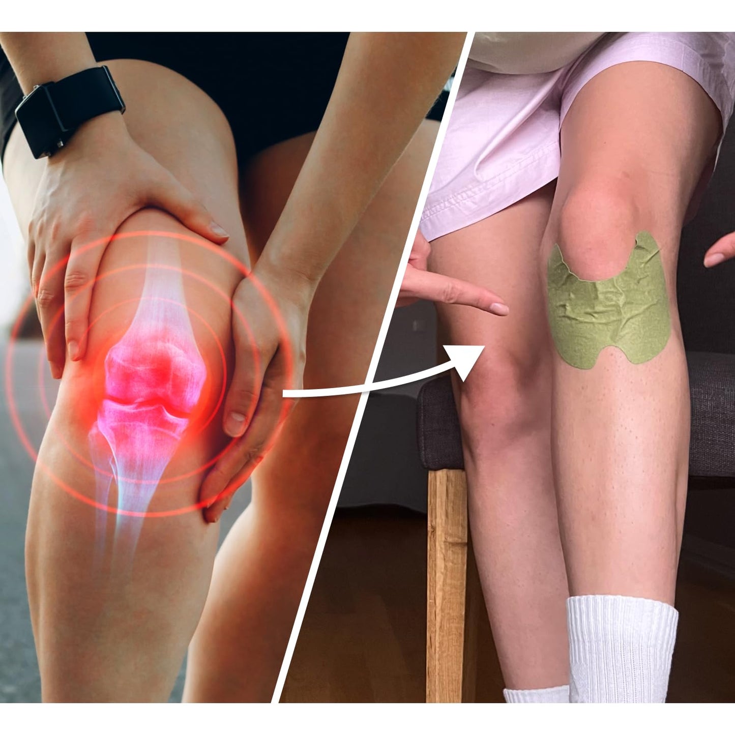 Wellnee Knee & Joint Wellness Bundle – Herbal Patches (30 pcs) & Support Capsules (90 servings) - PrimeBioHealth - canada supplements