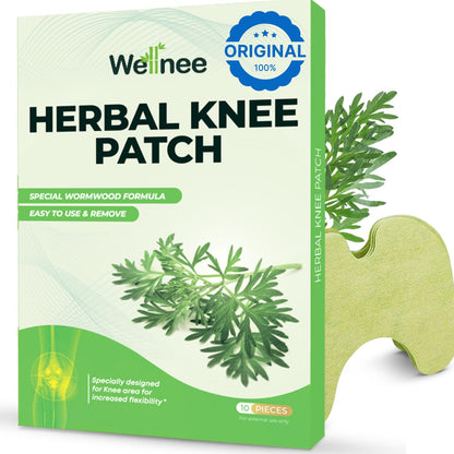 Wellnee Knee Support Bundle – Adjustable Patella Knee Strap + Herbal Knee Patches for Everyday Comfort, Activity & Recovery (1 Strap + 10 Patches) - PrimeBioHealth - canada supplements
