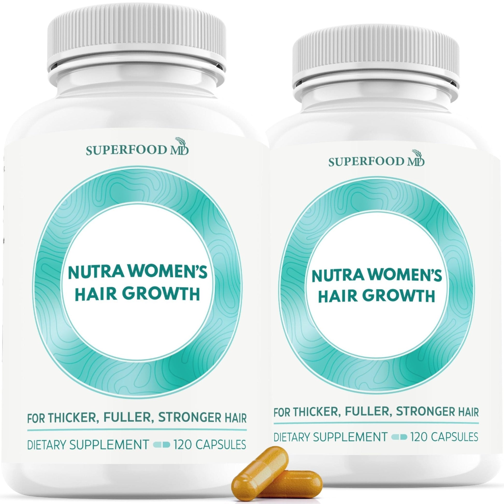 Women's Balance Hair Growth Supplements, Ages 45 and Up, Customer Proven for Visibly Thicker Hair and Scalp Coverage, Soy-Free, Made with 26 Ingredients including Beta Carotenes - 2 Month Supply - PrimeBioHealth - canada supplements